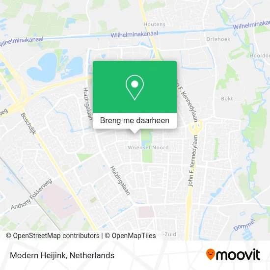 Modern Heijink kaart
