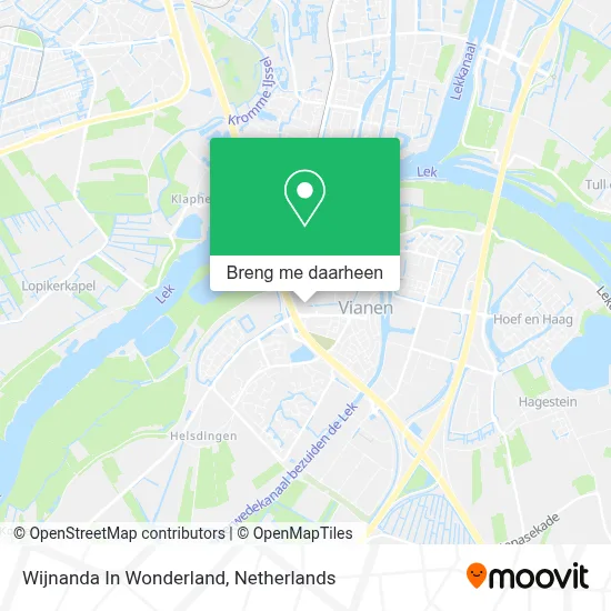 Wijnanda In Wonderland kaart