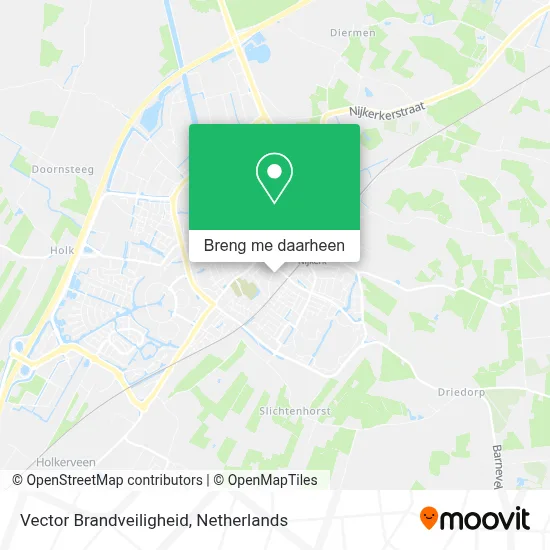 Vector Brandveiligheid kaart