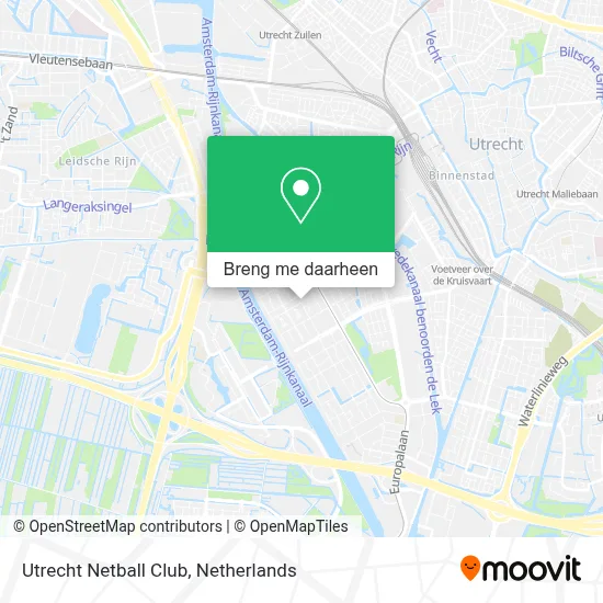 Utrecht Netball Club kaart