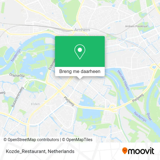 Kozde_Restaurant kaart