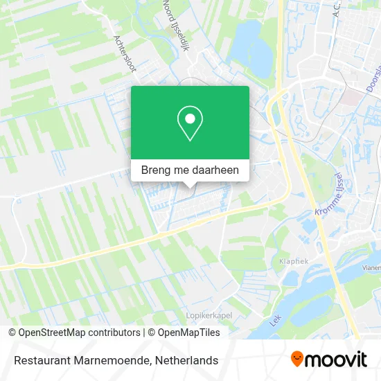 Restaurant Marnemoende kaart
