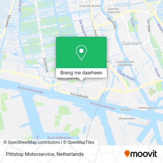 Pittstop Motorservice kaart