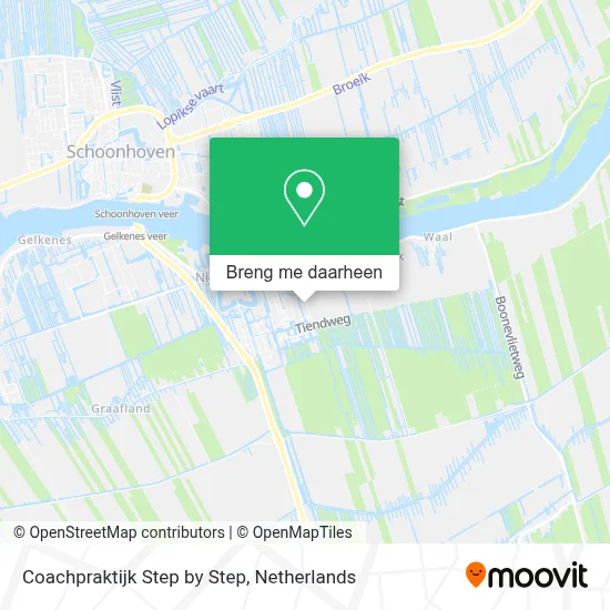 Coachpraktijk Step by Step kaart