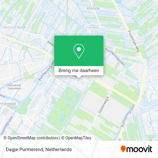 Dagje Purmerend kaart