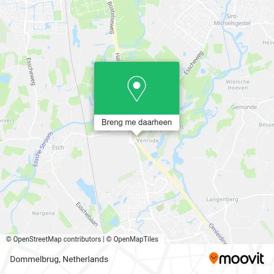 Dommelbrug kaart