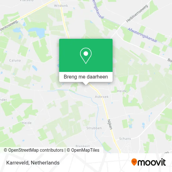 Karreveld kaart