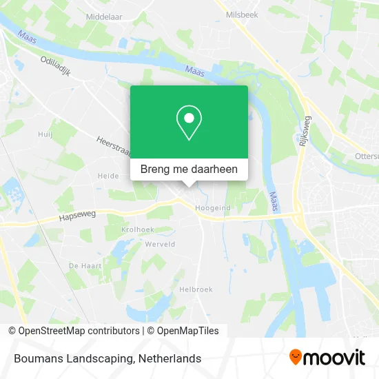 Boumans Landscaping kaart