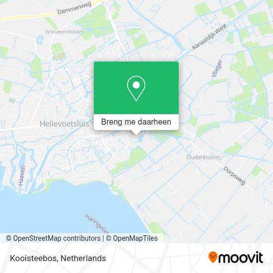 Kooisteebos kaart
