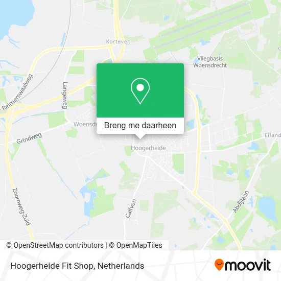 Hoogerheide Fit Shop kaart