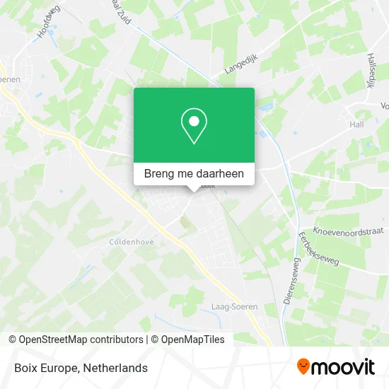 Boix Europe kaart