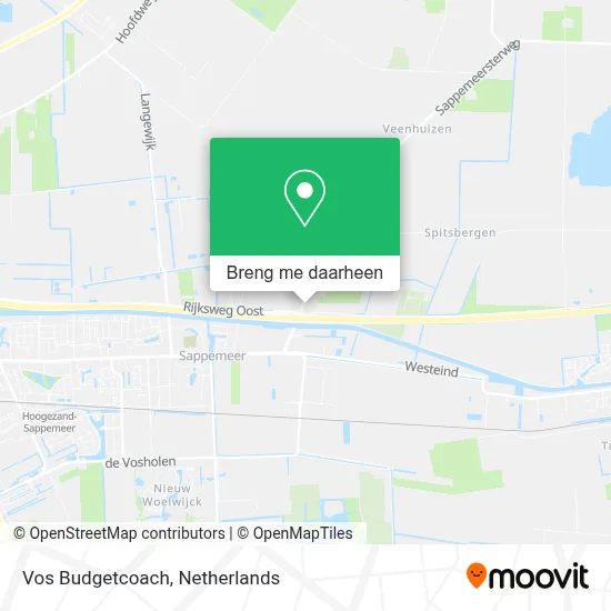 Vos Budgetcoach kaart