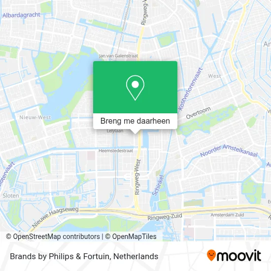 Brands by Philips & Fortuin kaart