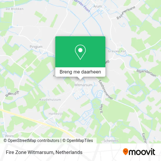 Fire Zone Witmarsum kaart