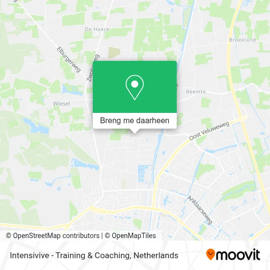 Intensivive - Training & Coaching kaart