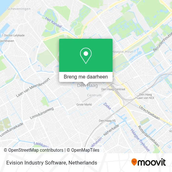 Evision Industry Software kaart