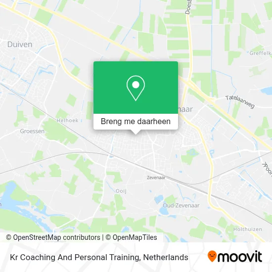 Kr Coaching And Personal Training kaart