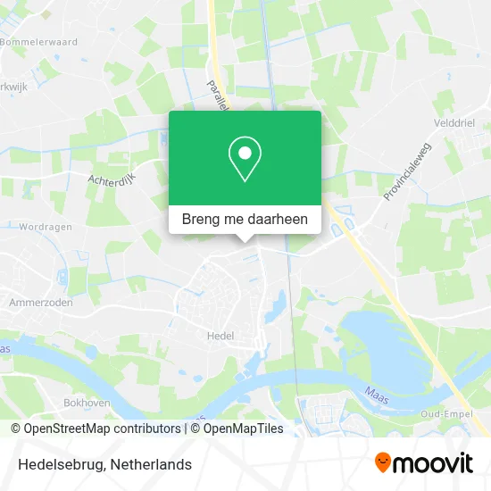 Hedelsebrug kaart