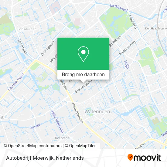 Autobedrijf Moerwijk kaart