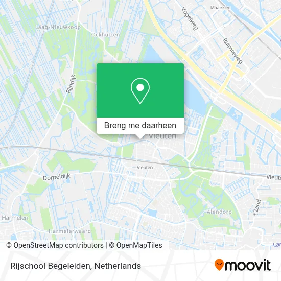 Rijschool Begeleiden kaart