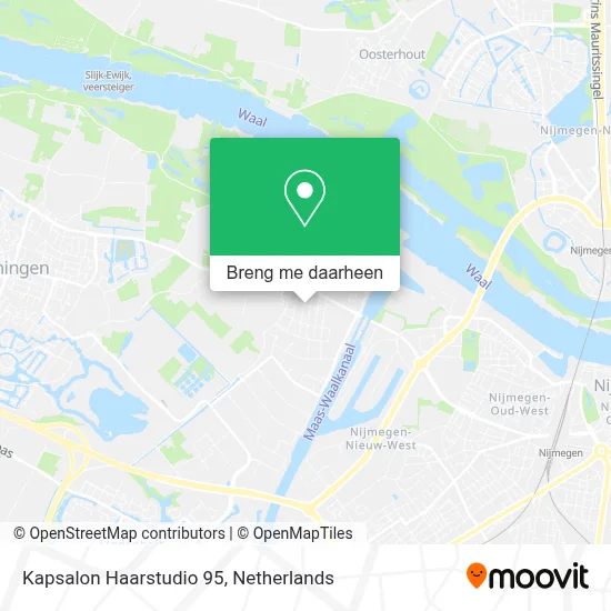 Kapsalon Haarstudio 95 kaart