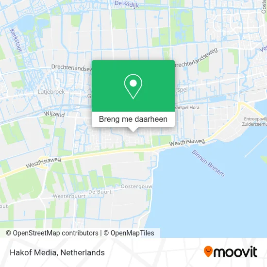 Hakof Media kaart