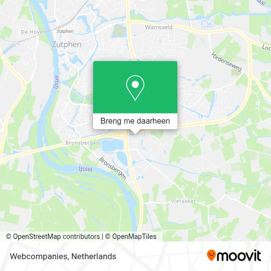 Webcompanies kaart