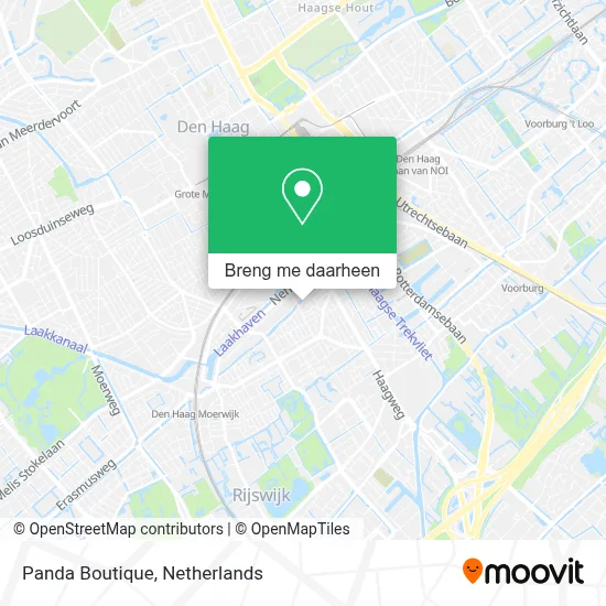 Panda Boutique kaart