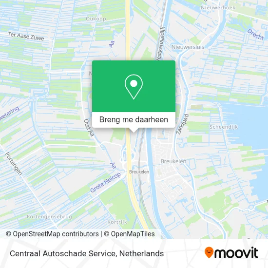Centraal Autoschade Service kaart