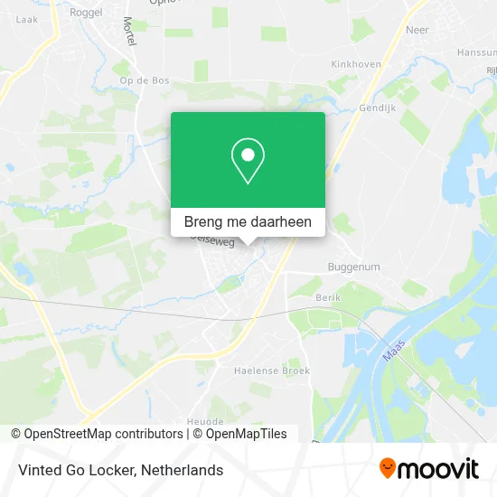 Vinted Go Locker kaart