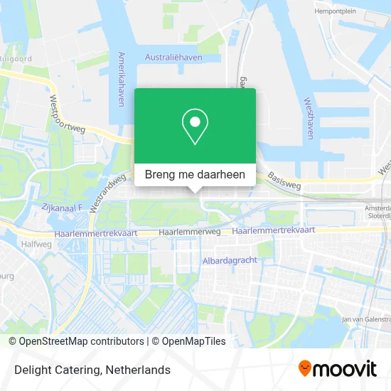 Delight Catering kaart