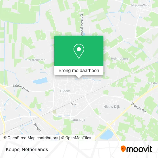 Koupe kaart