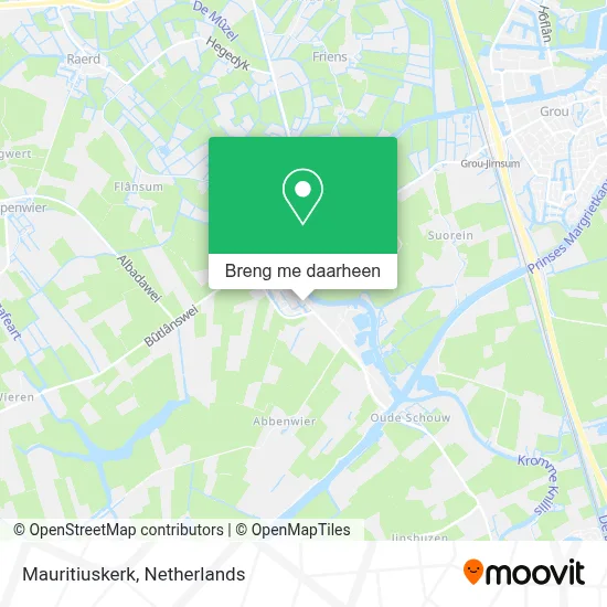 Mauritiuskerk kaart