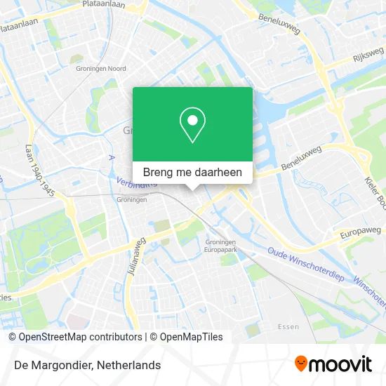 De Margondier kaart