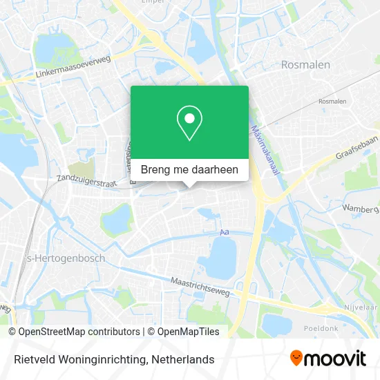 Rietveld Woninginrichting kaart