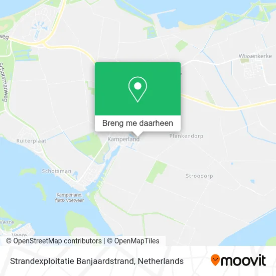 Strandexploitatie Banjaardstrand kaart