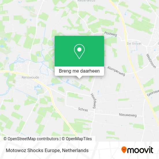 Motowoz Shocks Europe kaart