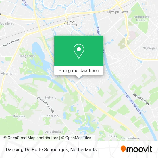 Dancing De Rode Schoentjes kaart