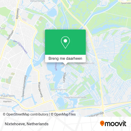 Nixtehoeve kaart
