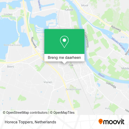 Horeca Toppers kaart