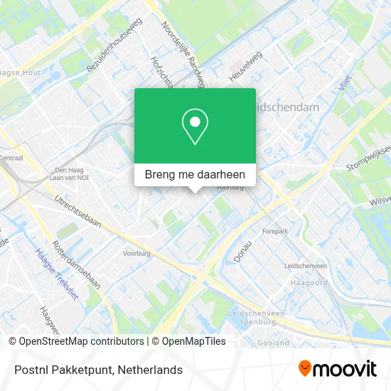 Postnl Pakketpunt kaart