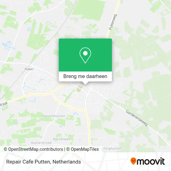 Repair Cafe Putten kaart