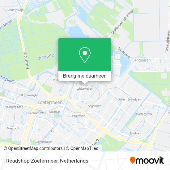Readshop Zoetermeer kaart