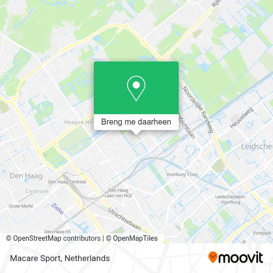Macare Sport kaart