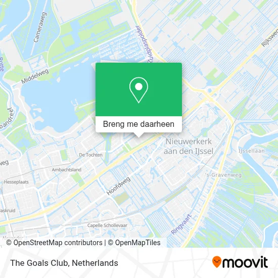 The Goals Club kaart