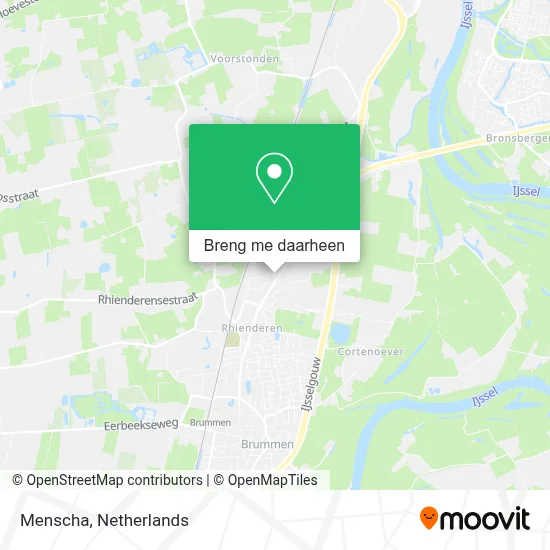 Menscha kaart