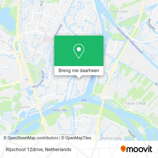 Rijschool 12drive kaart