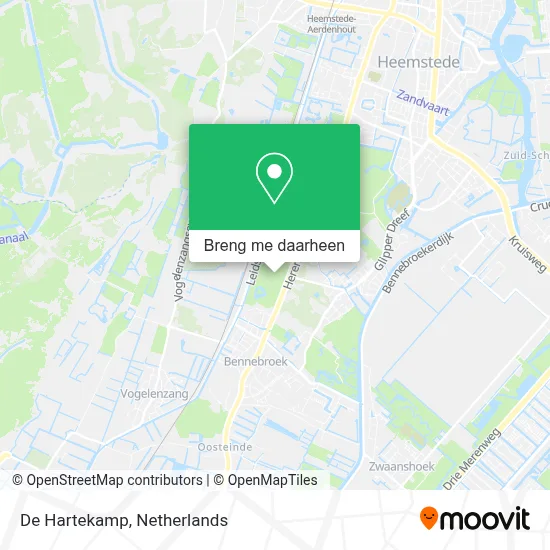 De Hartekamp kaart