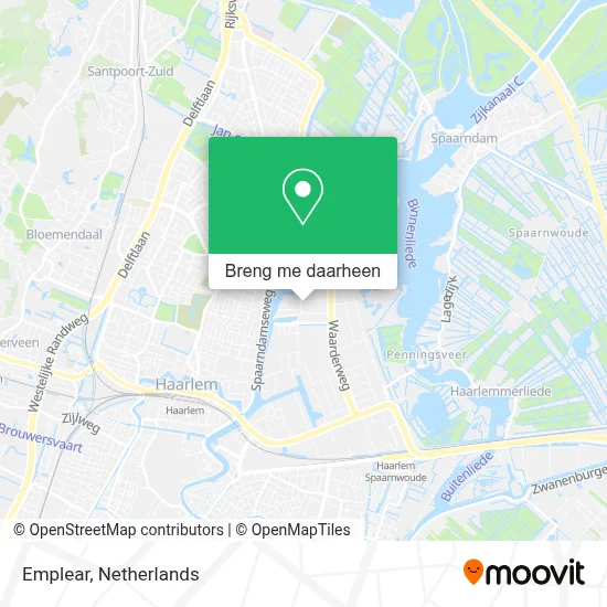 Emplear kaart