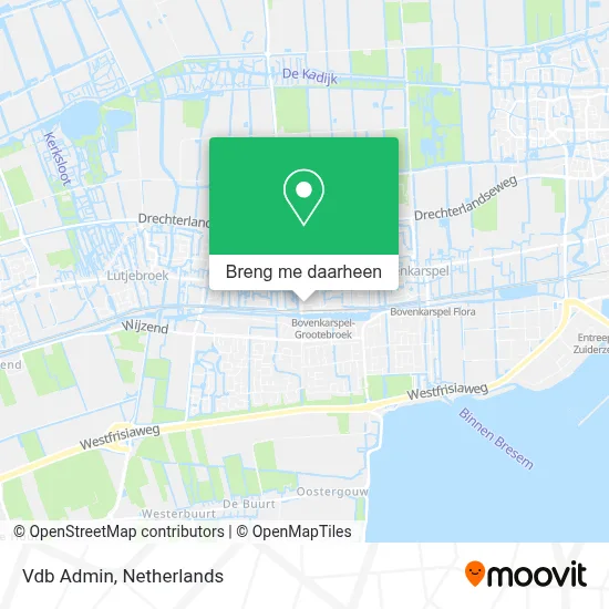 Vdb Admin kaart